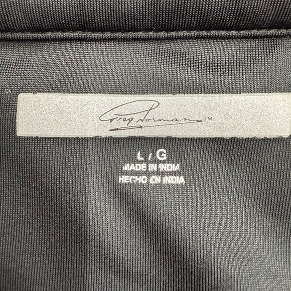 Greg Norman Men's Pullover Activewear Golf Sweatshirt, 1/4 Zip, Black, Size L - Picture 4 of 11
